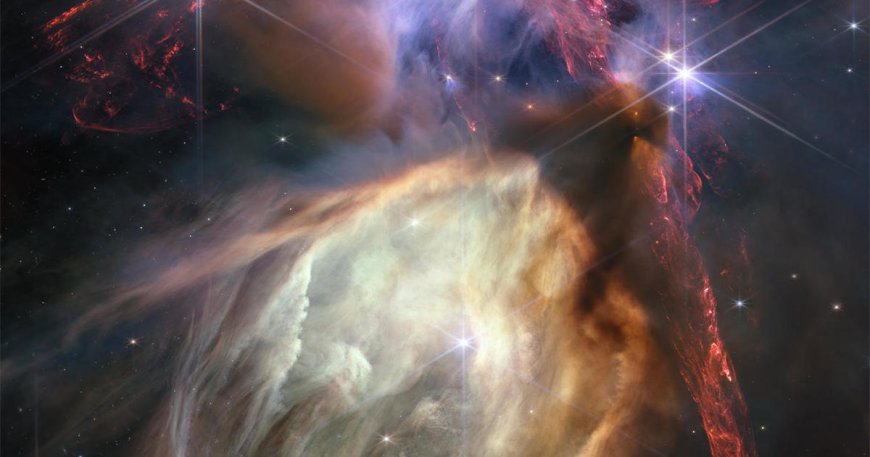 Webb telescope captures stunning image of nearby stellar nursery