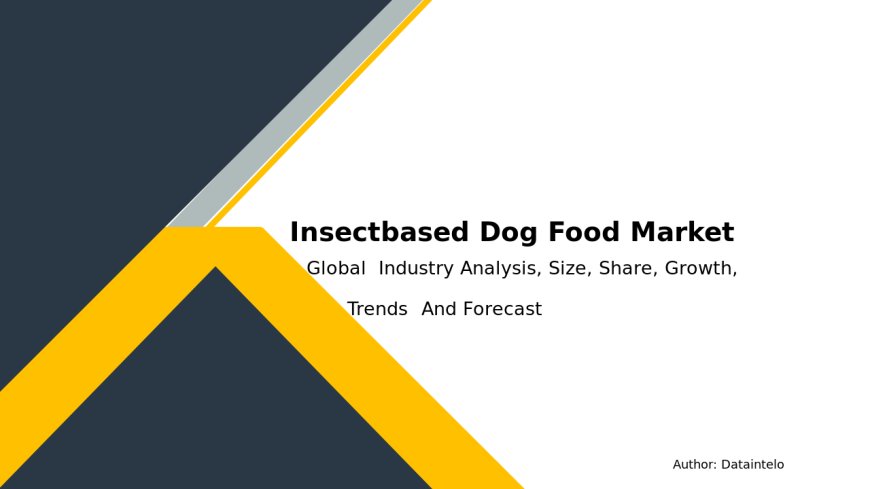 Market Study on Insect-based Dog Food Market: Surging Demand from Millennial Consumers Giving Impetus to Market Growth