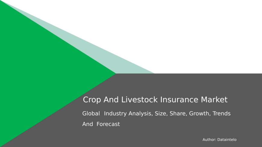 Size and Share of the Crop and Livestock Insurance Market by 2032