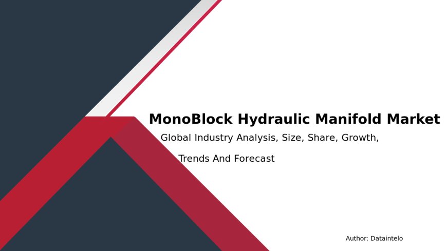 Mono-Block Hydraulic Manifold Market Future Trends and Outlook 2032