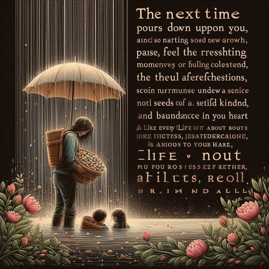 Tired of Feeling Like You’re Stuck in a Storm? Here’s Why That Rain Might Be a Gift…